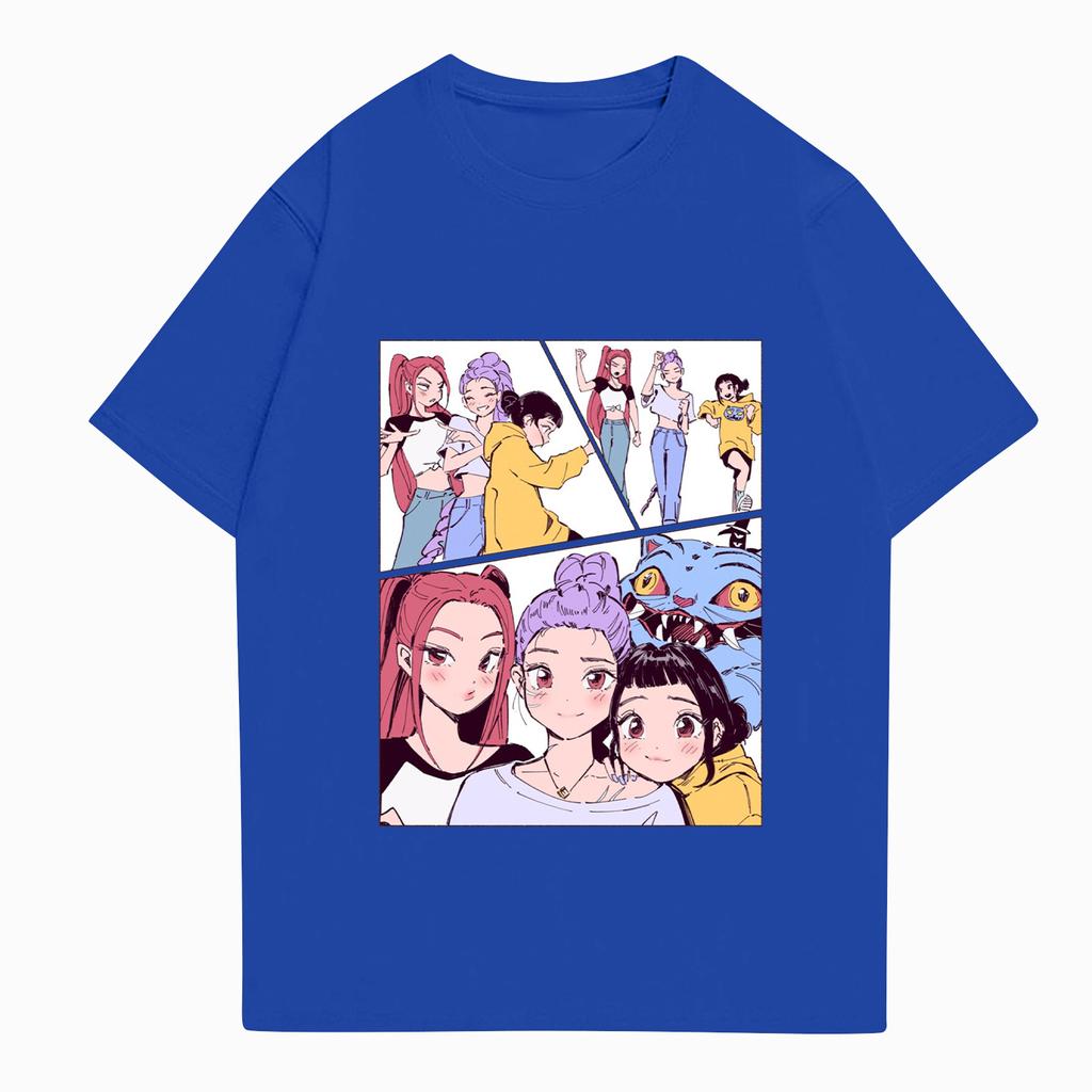 Kid's Anime Printed Short Sleeved T-shirt