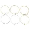 6Pcs Alloy Steel Core Guitar Strings Folk Guitar String Replacement Acoustic Guitar String Accessories Easy To Use