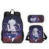 HUNTER × HUNTER Backpack Pen Bag Shoulder Bag 3Pcs Set Anime Printed Kindergarten Boys and Girls New Large Capacity Lightweight