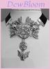 Bat And Star Pendant Necklace Alloy Short Chain For Couples Autumn 2024 Fashion Jewelry