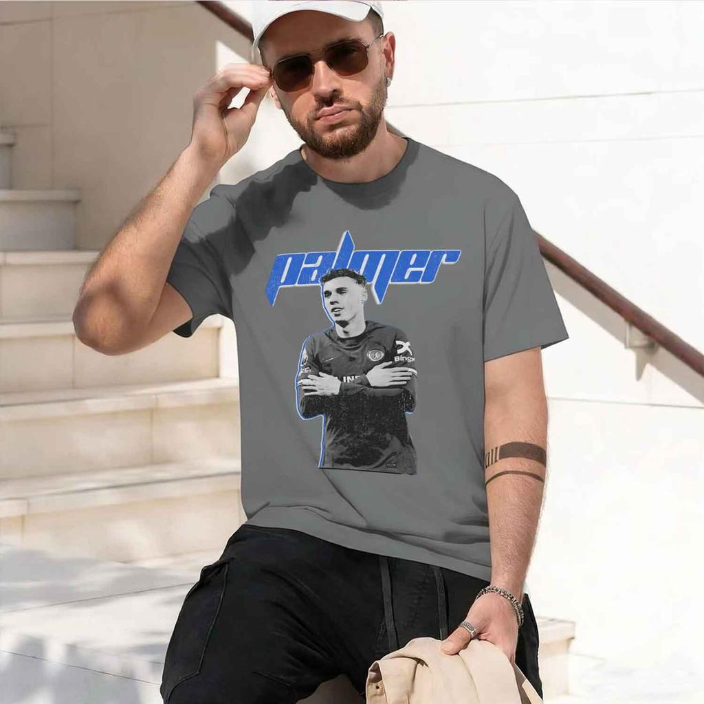 Palmer Unisexs Football Jersey Commemorative Shirt Summer Unisex D Short Sve Leisure Shirt 2026 New Model Shortsleeve Crewneck T