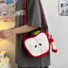 Nyl Jablko Tvar Sladké Crossbody Tašky 2026 Značka Jaro Patchwork Dámská Taška Přes Rameno Designový Smysl Velká Kapacita Dámské Tašky