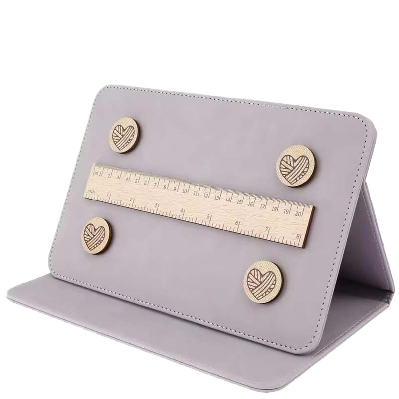 Магнитный держатель схем для вязания, держатель схем для вязания, органайзер для вязания, держатель схем для вышивки крестом, магнитная доска, держатель схем для вязания крючком фиолетовый