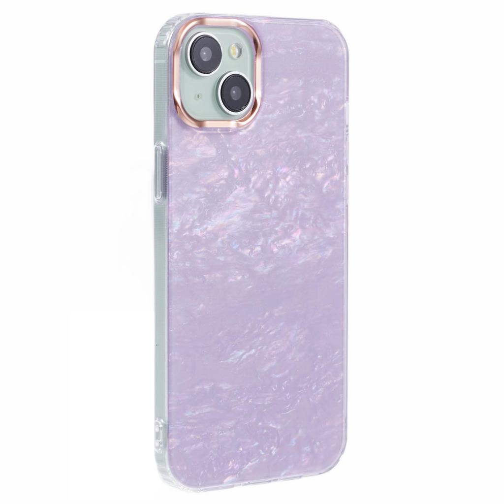 For iPhone 15 TPU+PC Scratch Resistant Phone Cover IMD Shell Pattern Back Protector Case