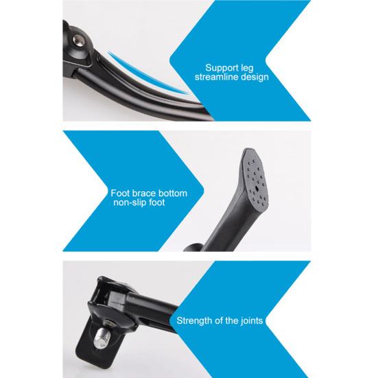 Bicycle Metal Kickstand MTB Road Mountain Bike Parking Support Side Foot Stand