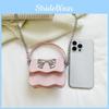 Cute Color Solid Silver Bow Decoration Kid Mini Shoulder Chain Bag Daily For