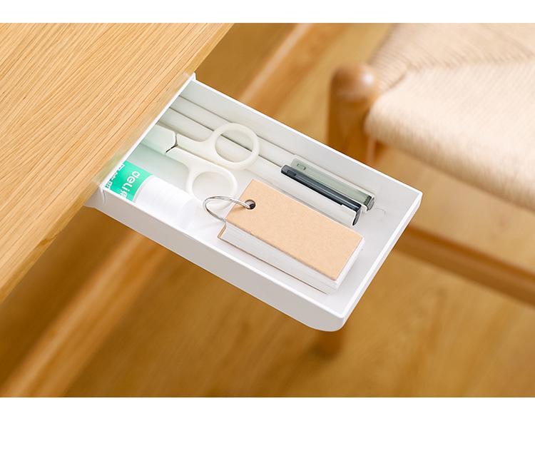 Creative Under-Desk Stick-On Drawer Organizer
