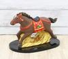 [Amazon.co.jp Exclusive] Yakushi Kiln 2026 Zodiac Figurine, Horse, Year of the Horse, Nishiki-sai Design, Good Luck, Horse (with Good Luck Sticker)