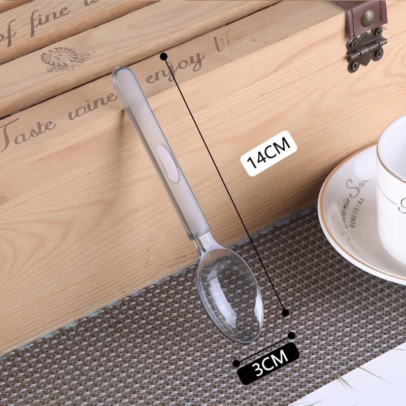 Beiyou Individually Wrapped Disposable Plastic Spoon