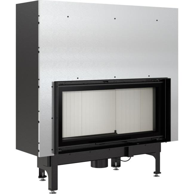 Steel fireplace KRATKI NADIA 14 kW Ø 200 Lift-up self closing door