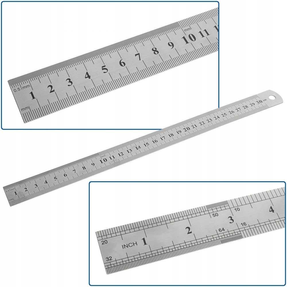 Stainless Steel Ruler 300Mm
