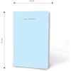 FACTOR NOTES A5 Notebook: 90 GSM | Ruled | 160 Pages (Misty Blue)