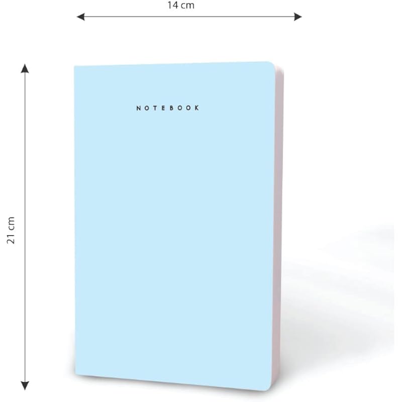 FACTOR NOTES A5 Notebook: 90 GSM | Ruled | 160 Pages (Misty Blue)