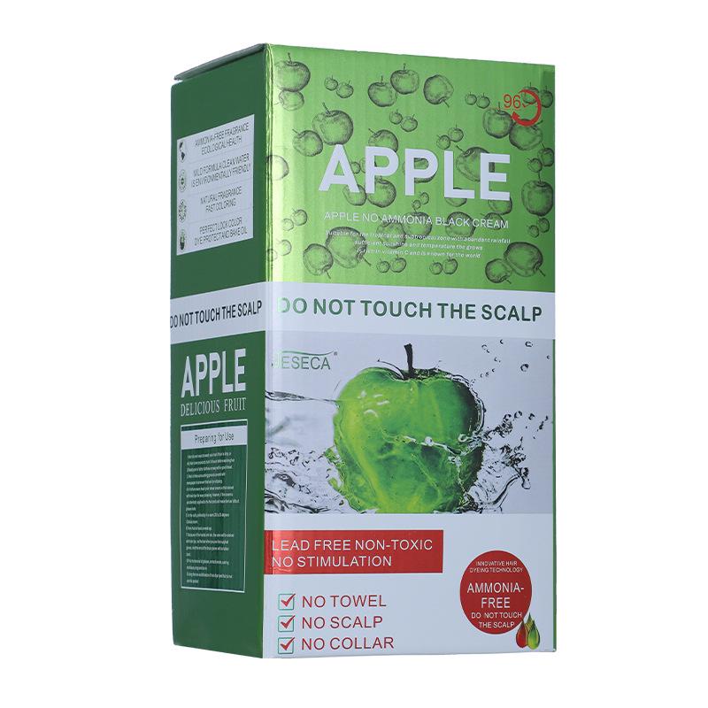 Naturlig Svart Äpple Hårfärgskräm, 1000ml