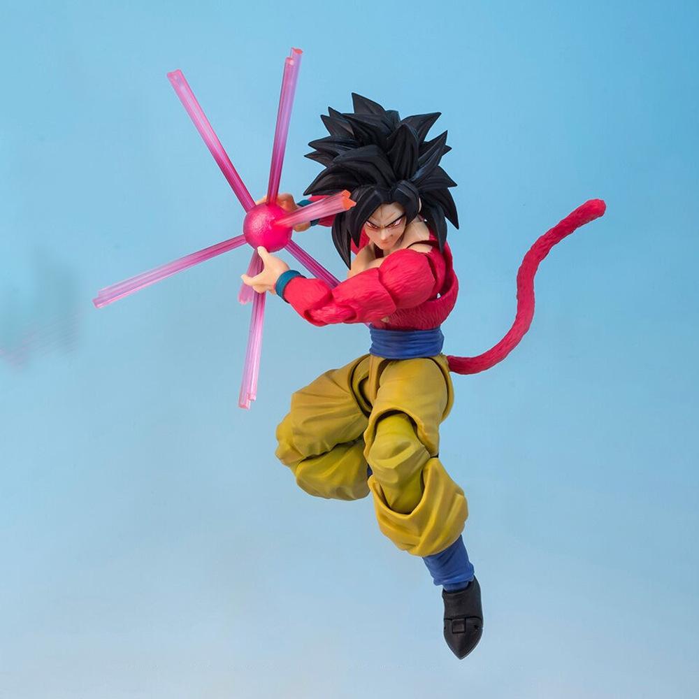 16СМ SHF Анимация Dragon Ball Гогета Супер Сайян 4 Фигурка Супер Сайян 4 Сын Гоку Веджета Фигурка ПОЛИВИНИЛХЛОРИД Фигурки Действия Миниатюрная Игрушка