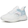 Anta Lightweight Cushioning Low-Top Training Shoes Women Sneakers White Blue 122227721-5