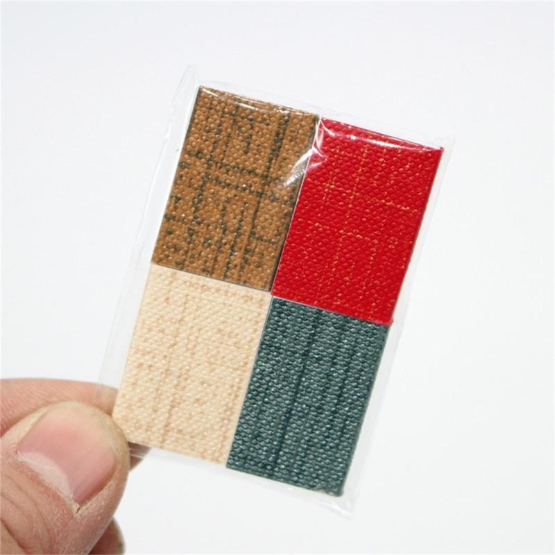 Antique Blank Books for Dollhouses Bookshelf Decoration and Crafting Projects Model Decorative Accessory Book Set of 4