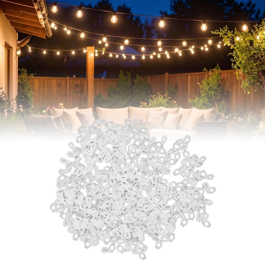 250Pcs Xmas Light Clips   for C9 C7 String Lights Hanging for Outside Outdoor Gutter Shingle Roofline House Yard Eaves Holiday Decoration