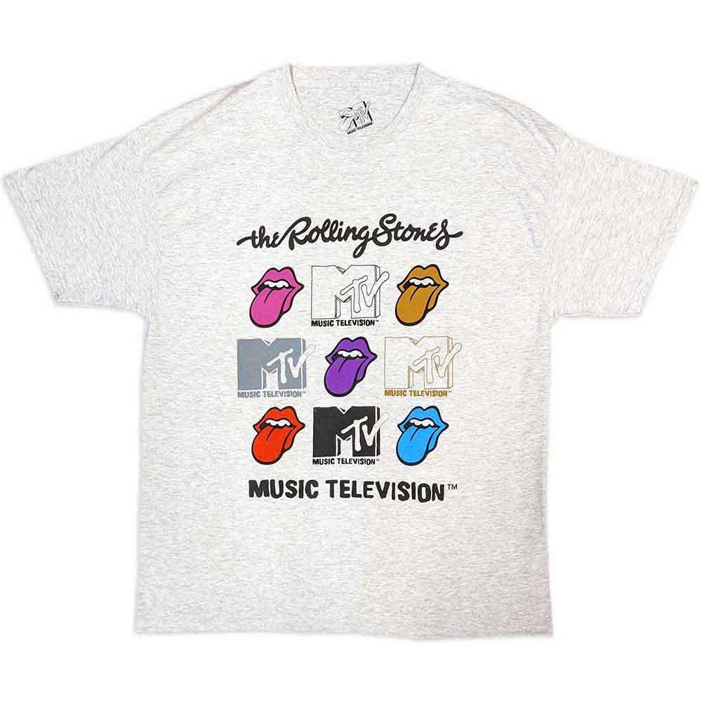 MTV Rolling Stones Logo Grids Official Mens Unisex T-Shirt 3XL