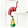 Inverted Hanging Upside Down Cat Figurine Cute Christmas Tree Ornament  Home Office Decor