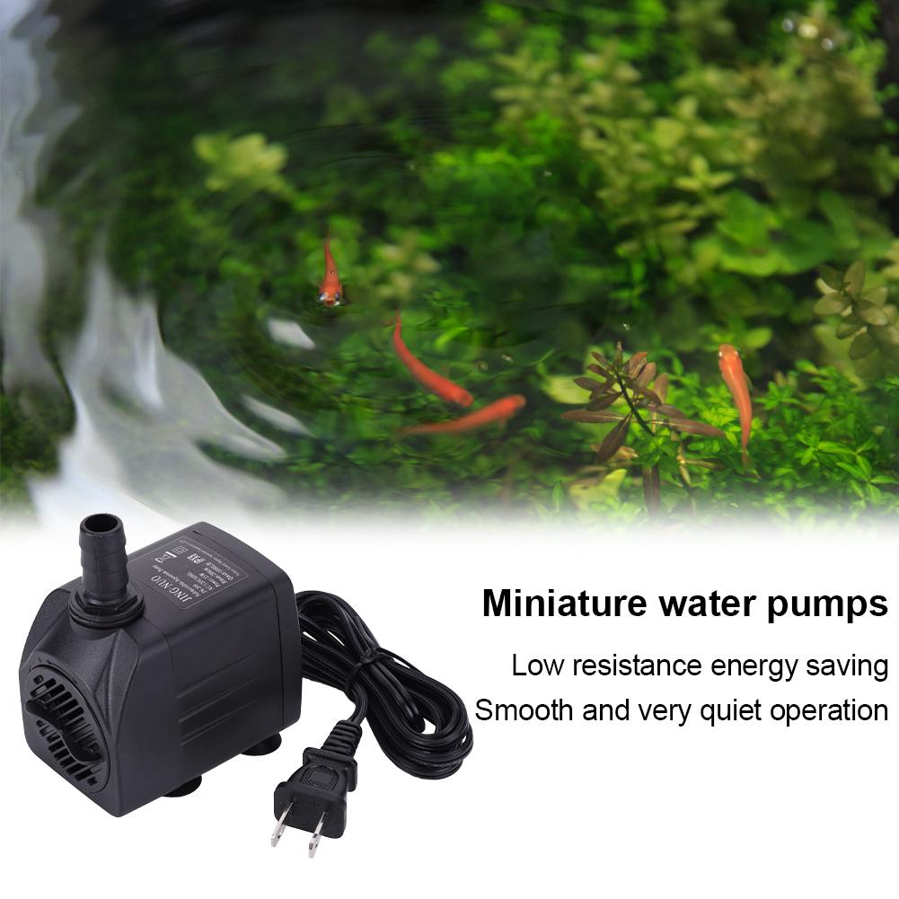 Pompa Fontannowa 1800L/H z 3 Dyszami 25W Mała Pompa Wodna Cicha Zewnętrzna Pompa Wodna do Akwarium Hydroponiki Stawu