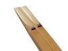 Kikusui Japanese Vegetable Chopsticks (Unpainted, Four-Sided Beveled, 33cm)
