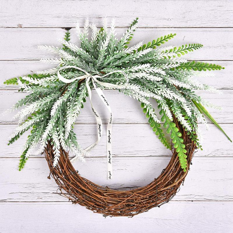 Good-8 Pieces Of Artificial Lavender Artificial Flower Arrangement Garden Office Wedding Home Outdoor Decoration White