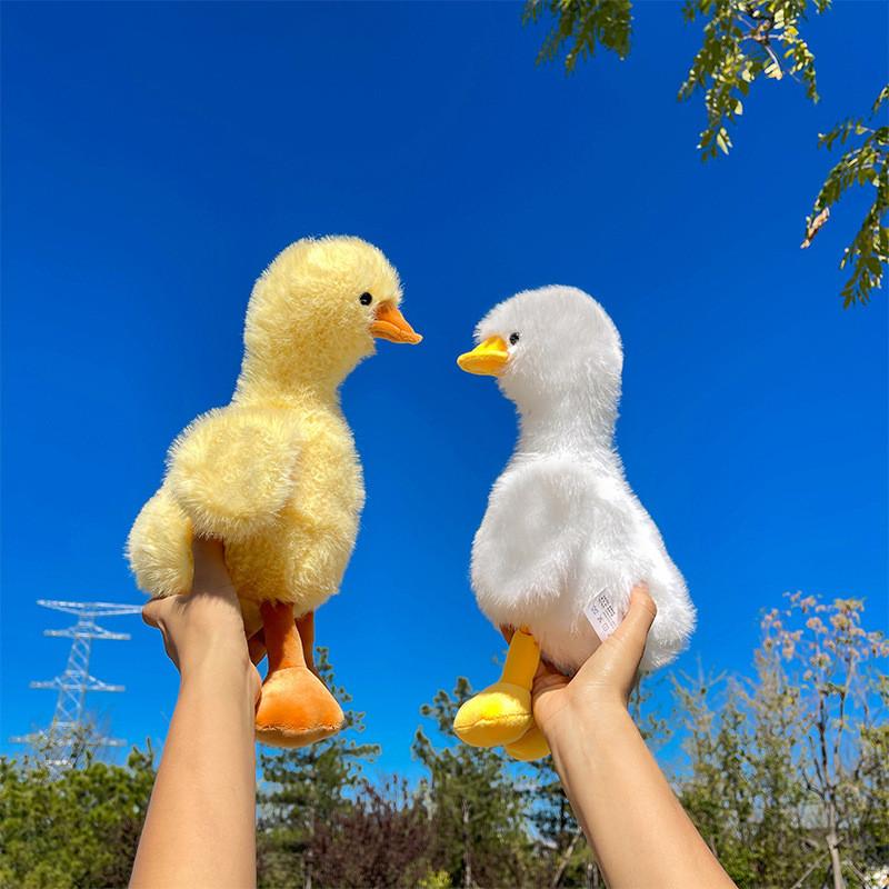 Peluche Animale Giocattolo Grande Anatra Gialla Bambola Imbottita Per Camera da Letto Bambini