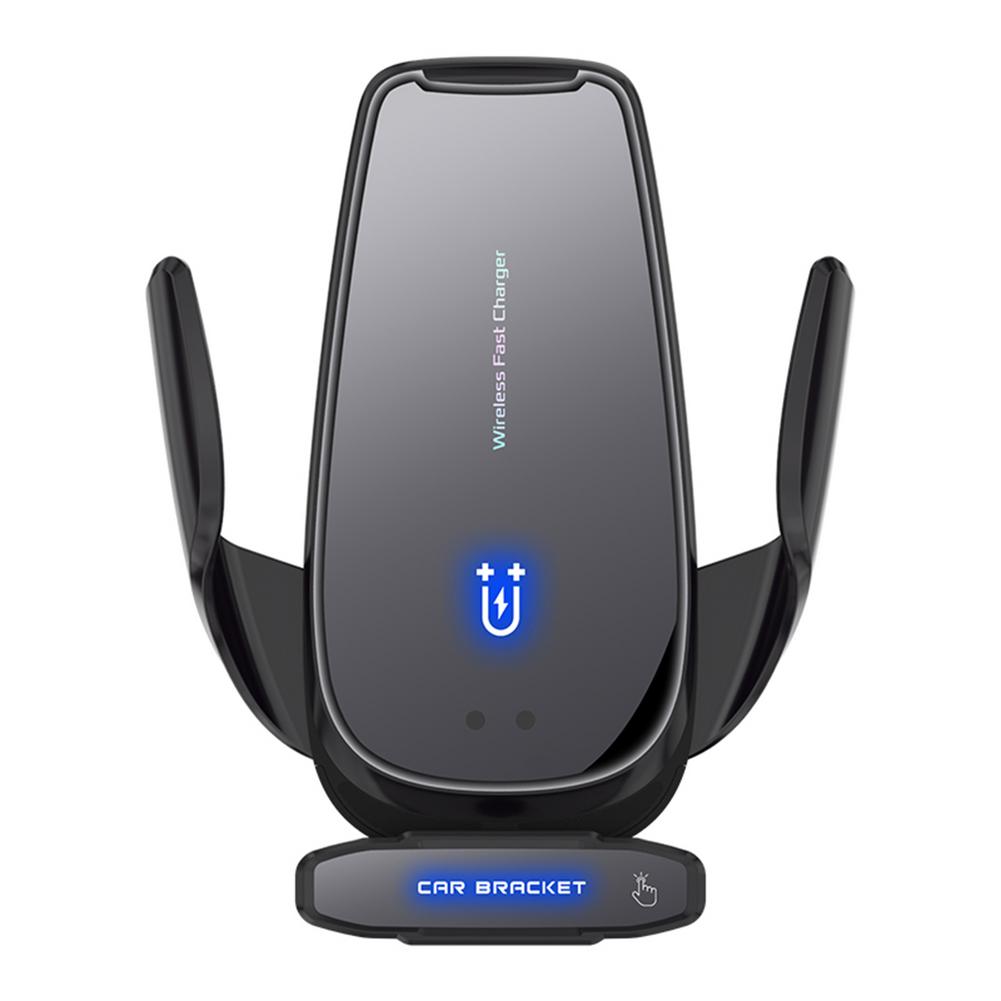 15W Wireless Car Charger Holder Smart Sensor Wireless Car Charger Mount Auto Clamping Alignment Cell Phone Holder For Dashboar