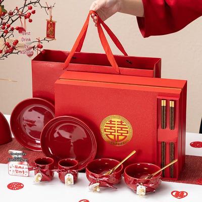 OIMG Wedding Ceramic Dinnerware Gift Set