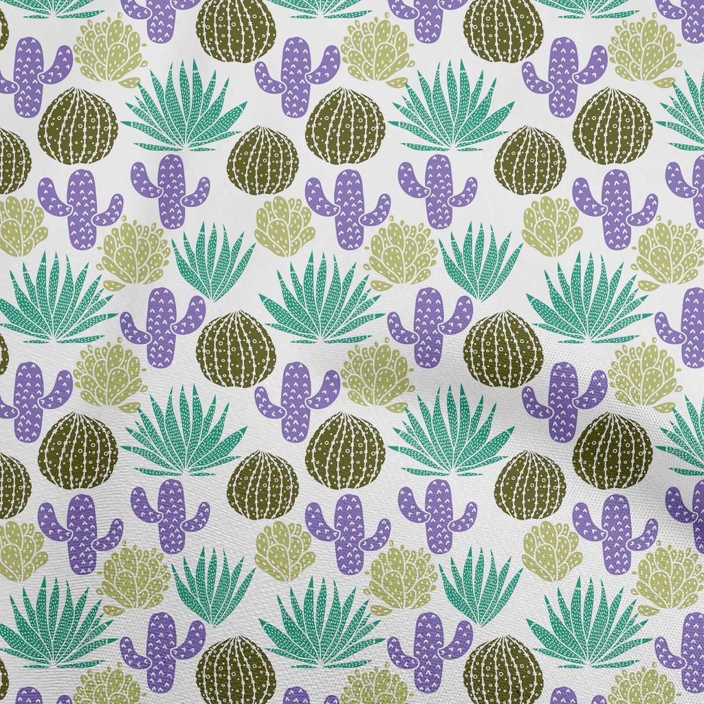 oneOone Georgette Viscose Lime Fabric Cactus Diy Clothing Quilting Fabric Print Fabric By Yard 42 Inch
