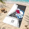 Ręcznik plażowy z mikrofibry Colorado Avalanche Szybkoschnący Wolny od piasku Lekki Ręcznik plażowy na podróż, pływanie, kemping
