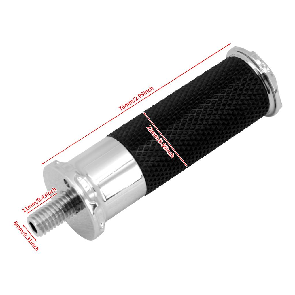 HDBUBALUS Motorcycle Shift Pegs Gear Shifter Pegs Highway Pegs Foot Pegs Foot Pegs Motorcycle