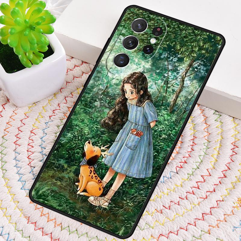 The Diary Of A Forest Girl TPU Phone Case For Samsung Galaxy note 10 pro S26 S25 S24 S23 S22 Ultra Plus S21 FE S20 Cover