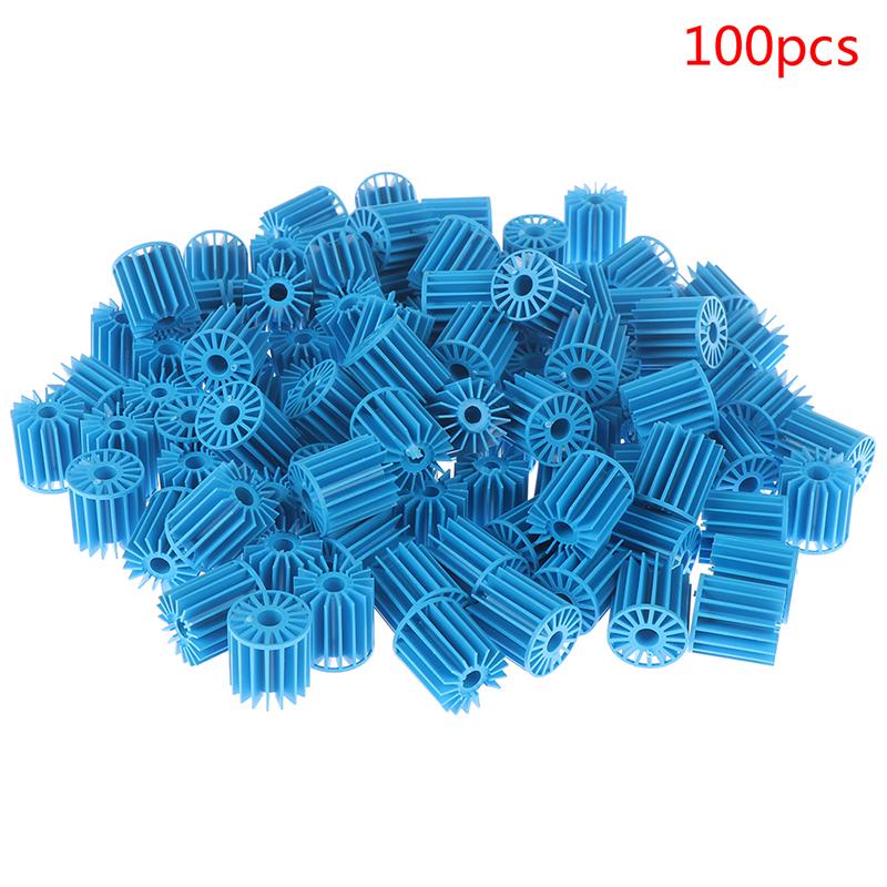 100Pcs 15*16Mm Bio Balls Aquarium Pond Filter Biological Filtration Media
