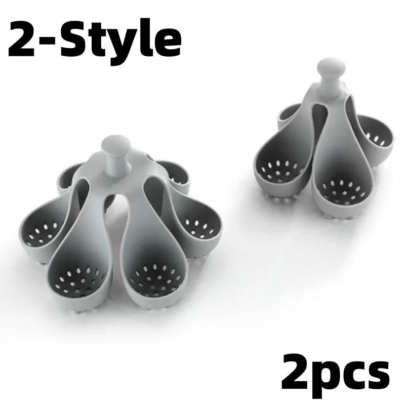 1/2PC Silicone Egg Boiler Rack 4/6 Hole Egg Cooker High-Temperature Resistant Eggs Boiler Family Breakfast Kitchen Tools