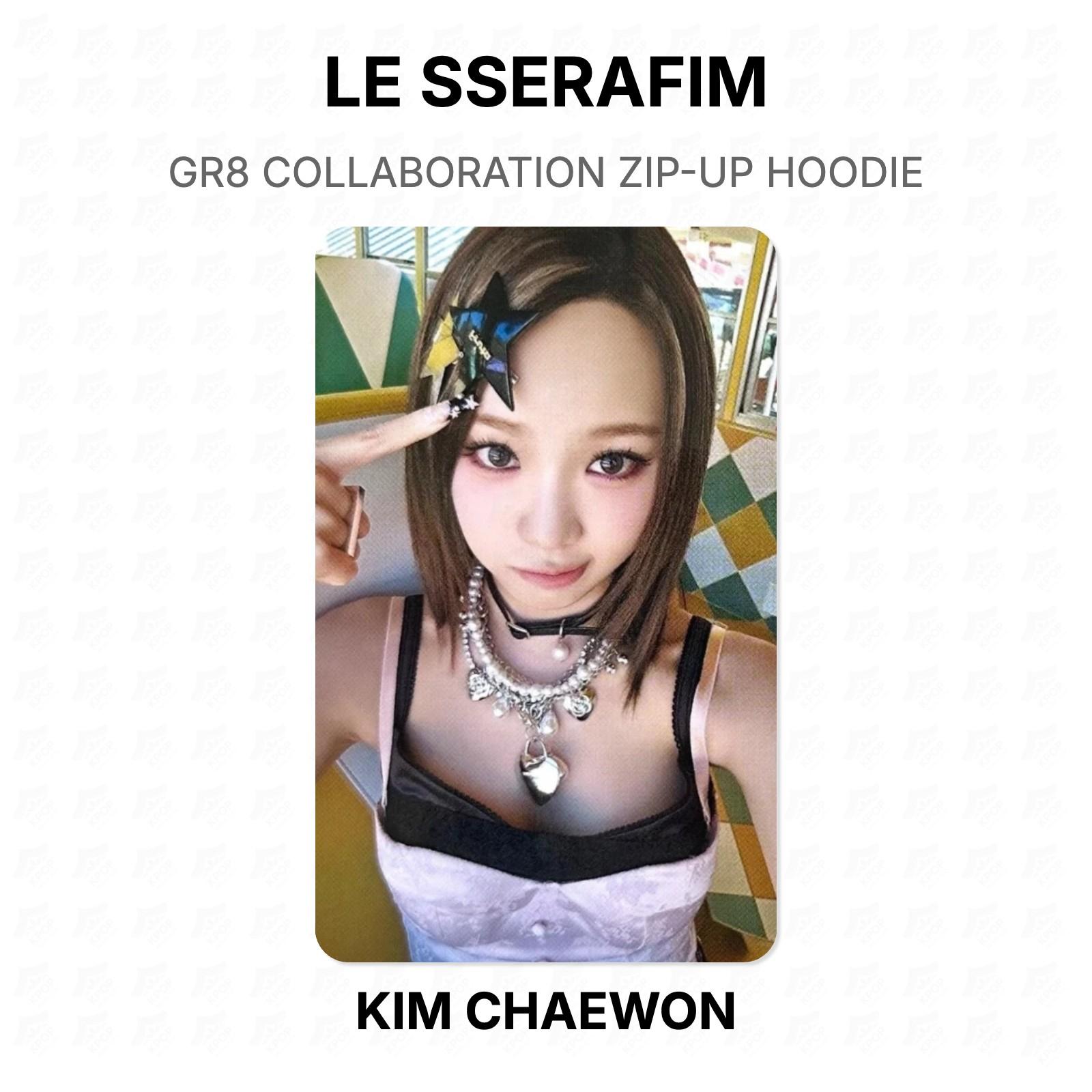 LE SSERAFIM GR8 COLLABORATION ZIP-UP HOODIE