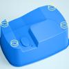 Stable Reptile Feeding Box with Basking Platform High Transparency Turtle Breeding Box with Rest Diving Crawling Incubation Area Aquarium Supplies