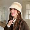 Basin Hat Bucket Hat Autumn and Winter Hat Women's Velvet Warm Bucket Hat
