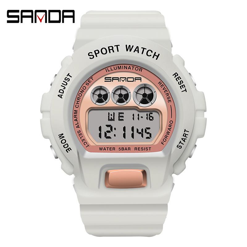 Sanda Waterproof Multifunctional Student Sports Watch - TikTok Trend
