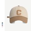 Women and Men Fashion Letter C Patch Baseball Cap Hat,Color Block Summer Sun Visor Design,For Daily Casual Wear & Sun Protection
