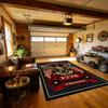 250th American Anniversary Indoor Workshop Carpet Decoration Lounge Sofa Area Non-slip Plush Rug Living Room Short Velvet Mats