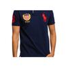 Polo Ralph Lauren SS24 Logo Big Pony Bestickt Kurzarm Poloshirt Herren Oberteile Marineblau 710803454-002