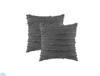 Solid Color Simple Comfortable Linen Striped Sofa Pillowcase Linen Ruffled Nordic Light Luxury Farmhouse Pillow Cushion Cover