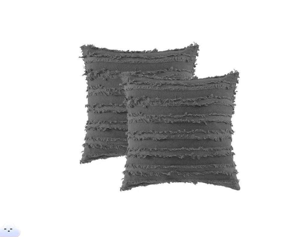 Solid Color Simple Comfortable Linen Striped Sofa Pillowcase Linen Ruffled Nordic Light Luxury Farmhouse Pillow Cushion Cover