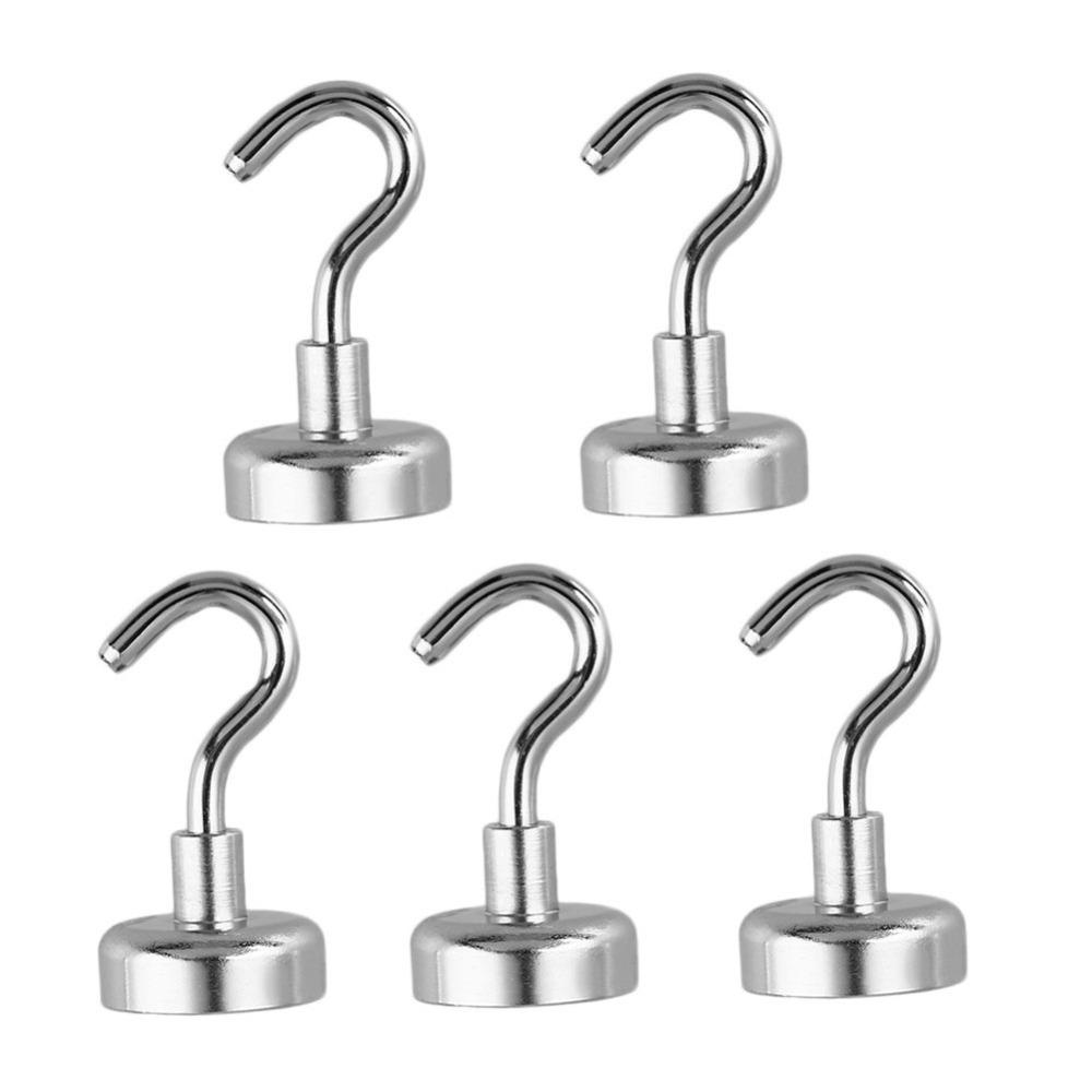 

5Pcs Magnetic Hook Holder Heavy Duty Hanger Hanging Pothook RPM-E10