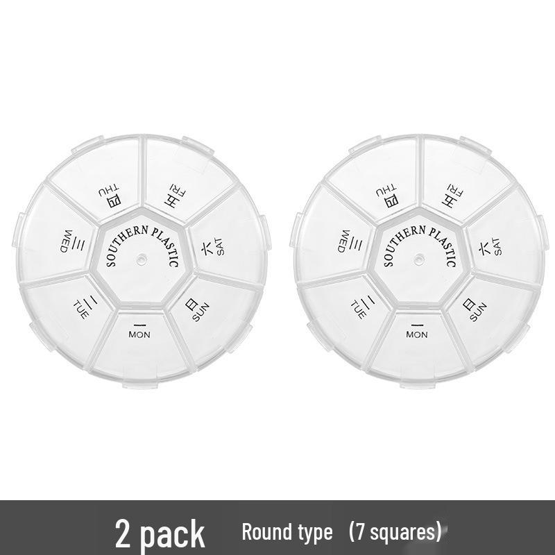 Portable Pill Cutter & Divider - Sharp, Compact Tool for Splitting Pills into Halves or Quarters.