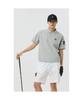 Goldeunbeeo Ribstop 1/2 Sleeves Collar Sweatshirt_G4Tam25171Gyx