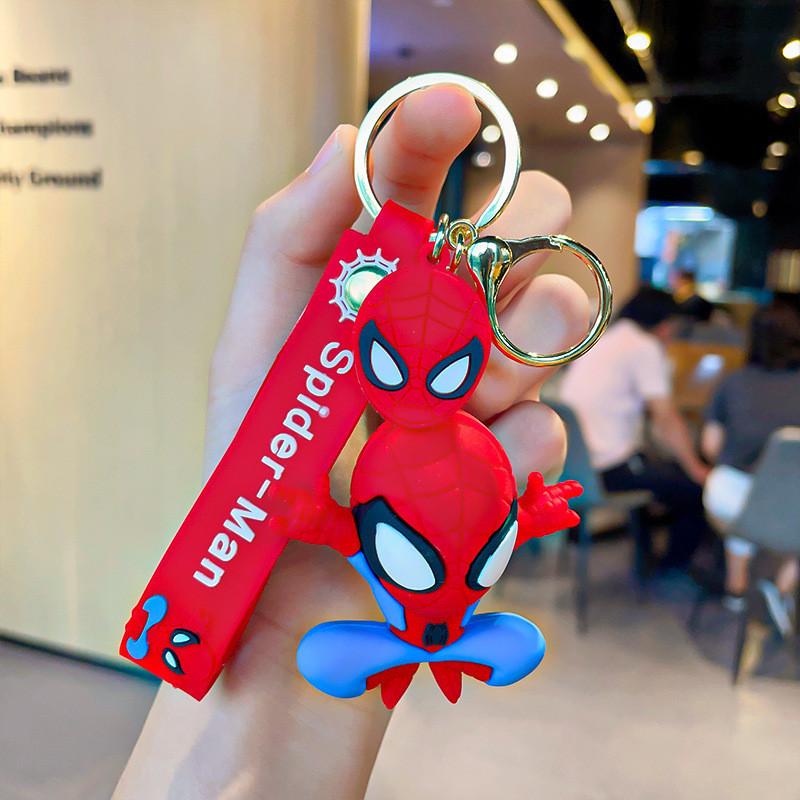 Stylowy breloczek do kluczy Spiderman Kreatywny silikonowy breloczek do toreb i na prezenty
