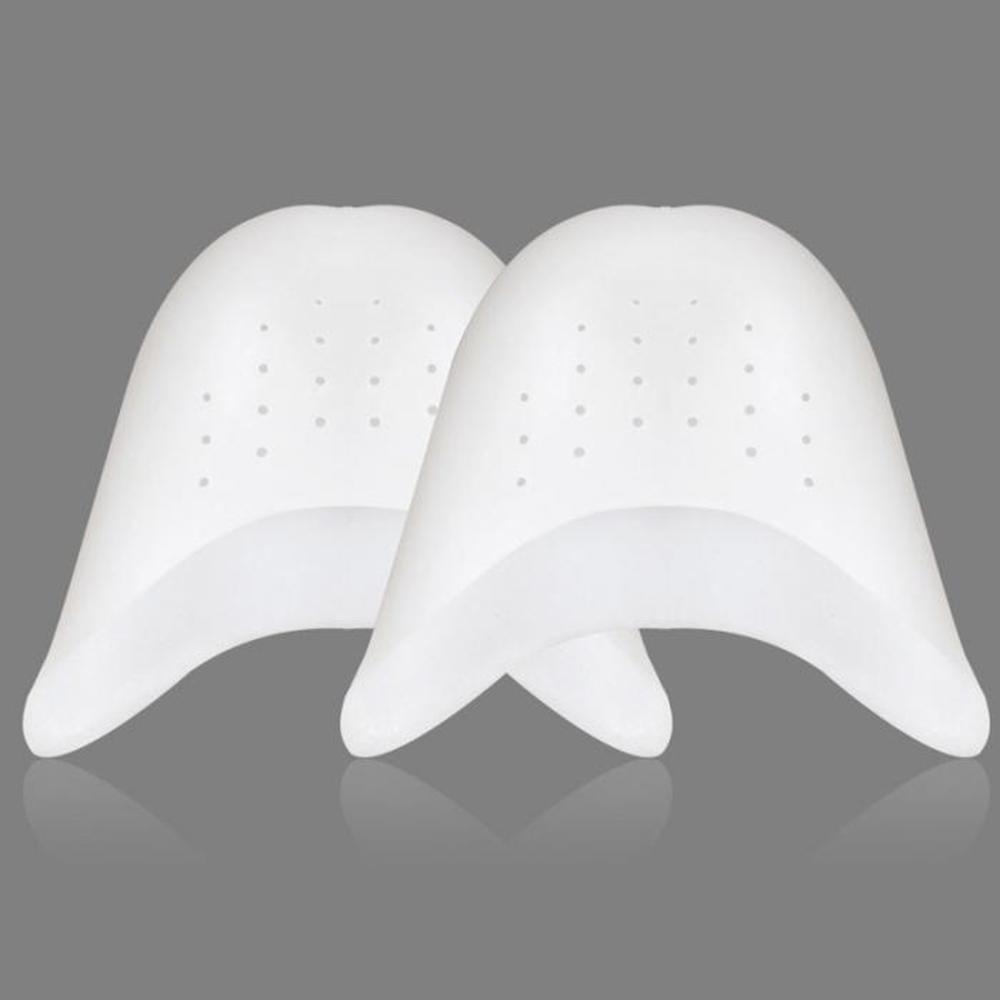 1Pair Toe Protector Silicone Gel Pointe Toe Cap Cover For Toes Soft Pads Protectors For Ballet Shoes Feet Care Tools